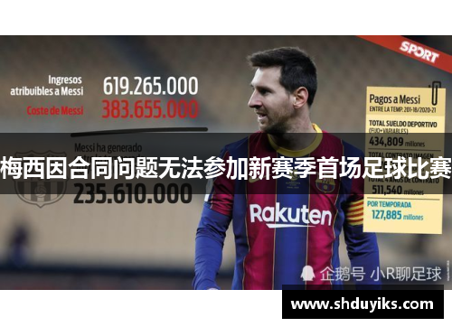 梅西因合同问题无法参加新赛季首场足球比赛